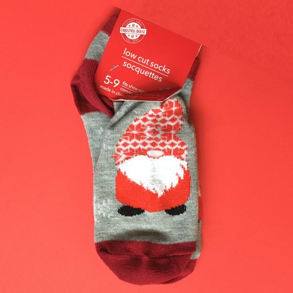 Christmas Gnome Socks - Picture 1 of 6